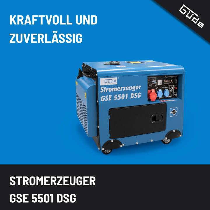 Güde Stromerzeuger Diesel GSE 5501 DSG 5000 Watt Silent